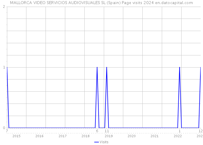 MALLORCA VIDEO SERVICIOS AUDIOVISUALES SL (Spain) Page visits 2024 