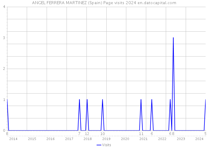 ANGEL FERRERA MARTINEZ (Spain) Page visits 2024 