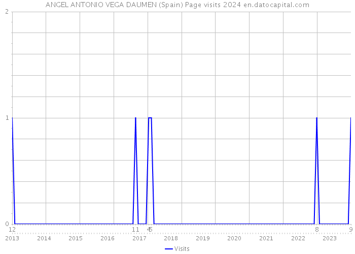 ANGEL ANTONIO VEGA DAUMEN (Spain) Page visits 2024 
