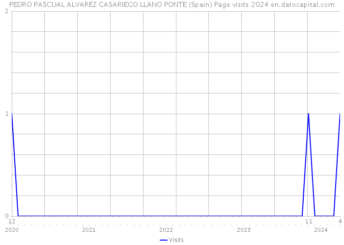 PEDRO PASCUAL ALVAREZ CASARIEGO LLANO PONTE (Spain) Page visits 2024 