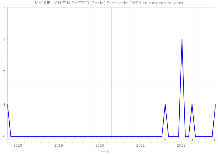 MANUEL VILLENA PASTOR (Spain) Page visits 2024 