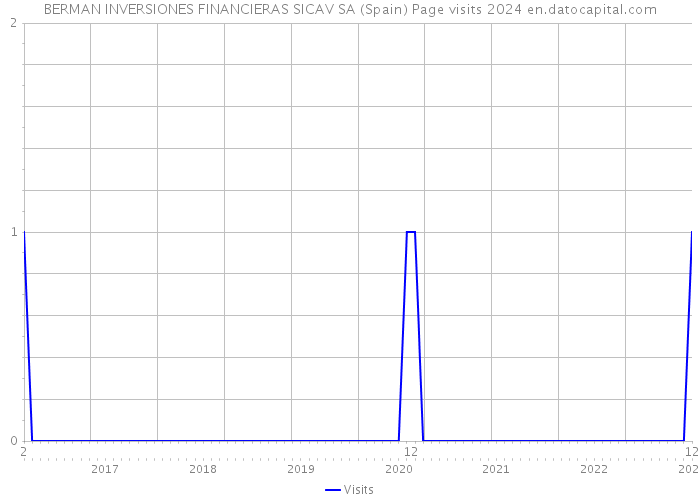 BERMAN INVERSIONES FINANCIERAS SICAV SA (Spain) Page visits 2024 