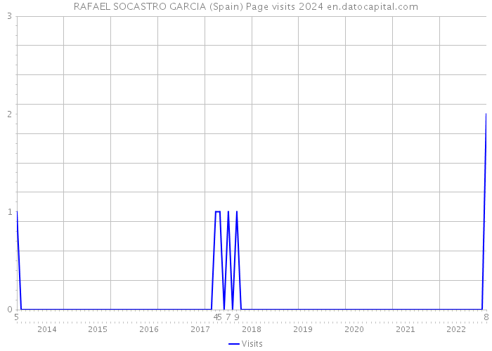 RAFAEL SOCASTRO GARCIA (Spain) Page visits 2024 