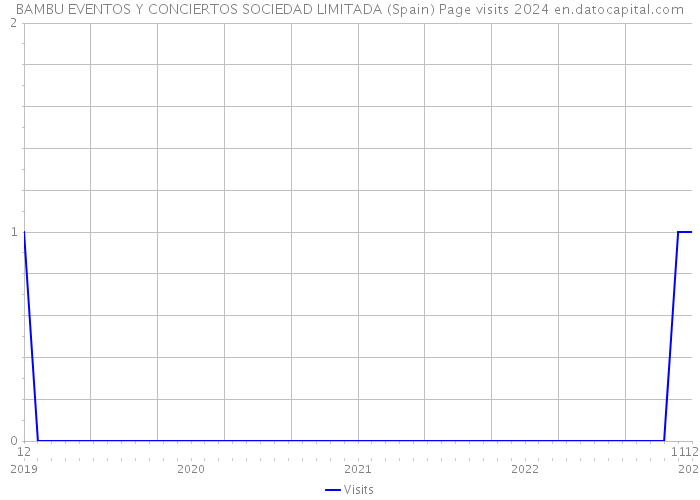 BAMBU EVENTOS Y CONCIERTOS SOCIEDAD LIMITADA (Spain) Page visits 2024 