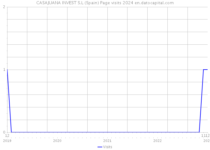 CASAJUANA INVEST S.L (Spain) Page visits 2024 
