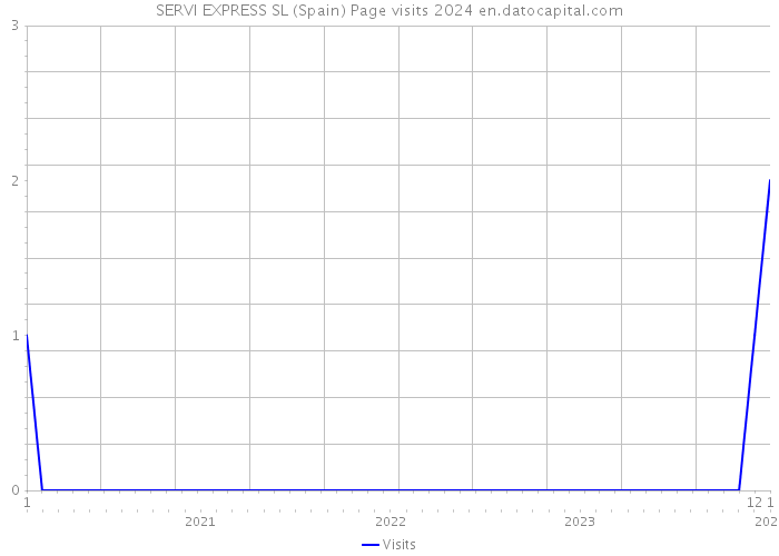 SERVI EXPRESS SL (Spain) Page visits 2024 