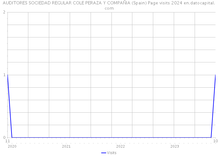 AUDITORES SOCIEDAD REGULAR COLE PERAZA Y COMPAÑIA (Spain) Page visits 2024 