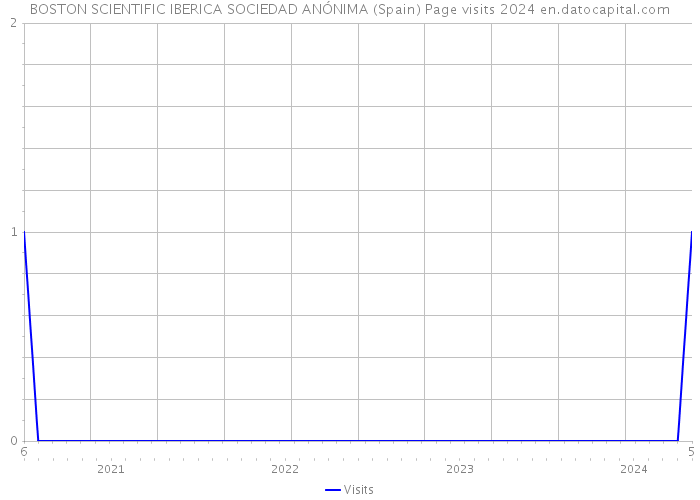 BOSTON SCIENTIFIC IBERICA SOCIEDAD ANÓNIMA (Spain) Page visits 2024 