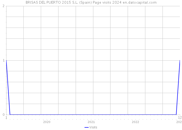 BRISAS DEL PUERTO 2015 S.L. (Spain) Page visits 2024 