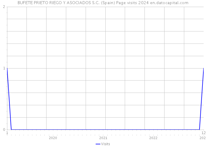 BUFETE PRIETO RIEGO Y ASOCIADOS S.C. (Spain) Page visits 2024 