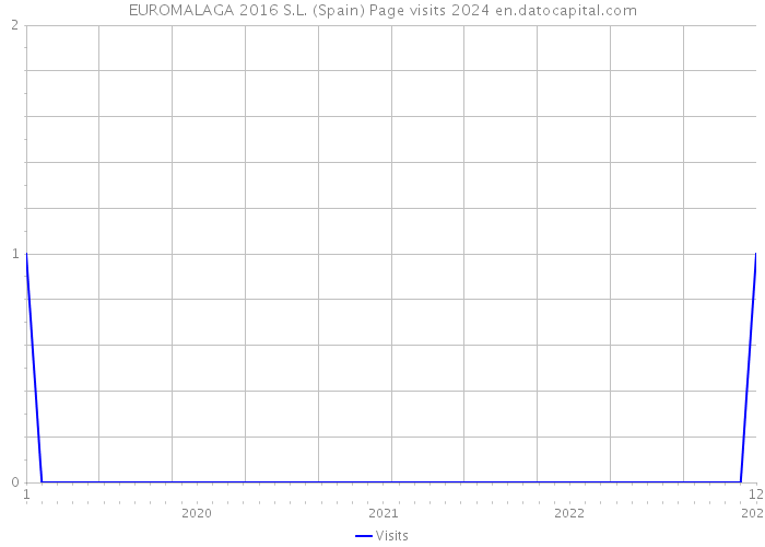 EUROMALAGA 2016 S.L. (Spain) Page visits 2024 