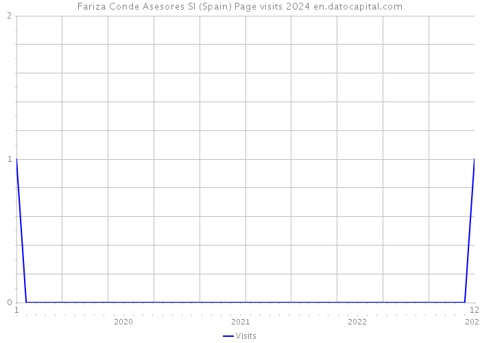 Fariza Conde Asesores Sl (Spain) Page visits 2024 