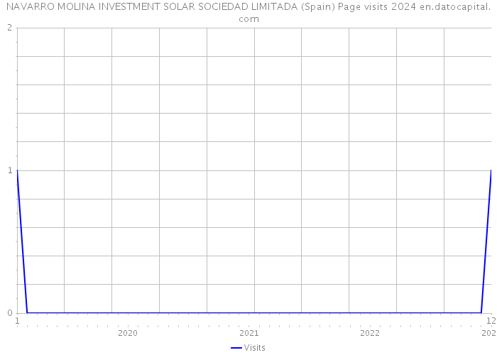 NAVARRO MOLINA INVESTMENT SOLAR SOCIEDAD LIMITADA (Spain) Page visits 2024 