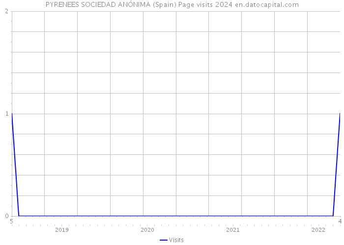 PYRENEES SOCIEDAD ANÓNIMA (Spain) Page visits 2024 