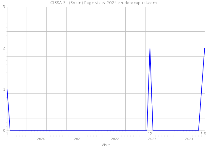 CIBSA SL (Spain) Page visits 2024 