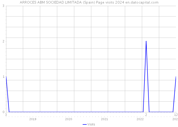 ARROCES ABM SOCIEDAD LIMITADA (Spain) Page visits 2024 