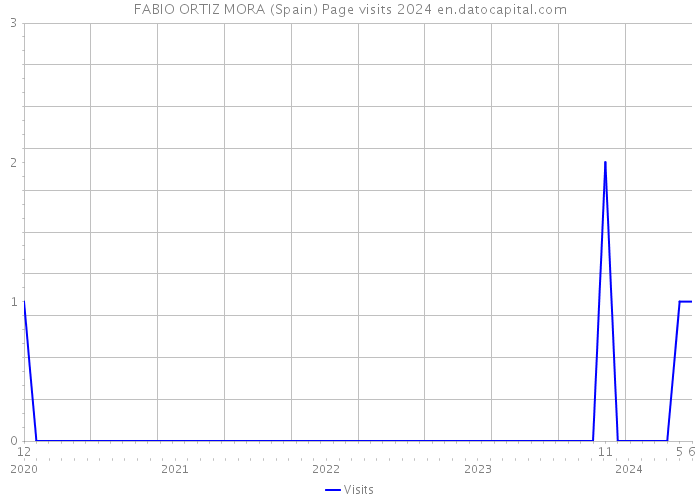 FABIO ORTIZ MORA (Spain) Page visits 2024 