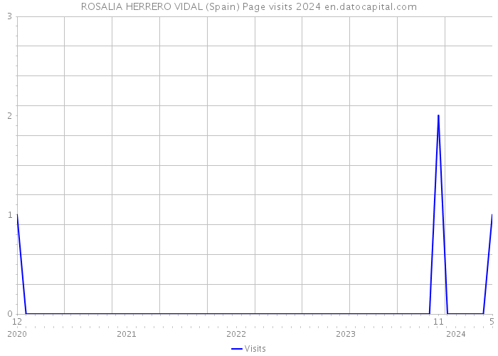 ROSALIA HERRERO VIDAL (Spain) Page visits 2024 