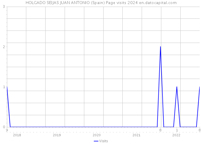 HOLGADO SEIJAS JUAN ANTONIO (Spain) Page visits 2024 