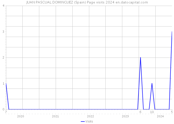 JUAN PASCUAL DOMINGUEZ (Spain) Page visits 2024 