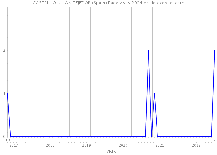 CASTRILLO JULIAN TEJEDOR (Spain) Page visits 2024 