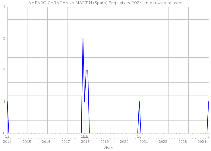 AMPARO GARACHANA MARTIN (Spain) Page visits 2024 