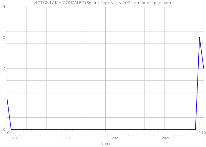 VICTOR LAMA GONZALEZ (Spain) Page visits 2024 