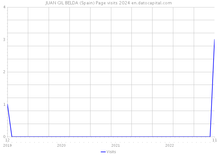 JUAN GIL BELDA (Spain) Page visits 2024 