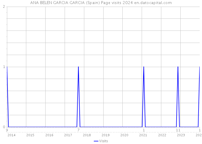 ANA BELEN GARCIA GARCIA (Spain) Page visits 2024 