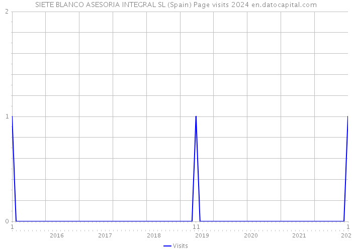 SIETE BLANCO ASESORIA INTEGRAL SL (Spain) Page visits 2024 