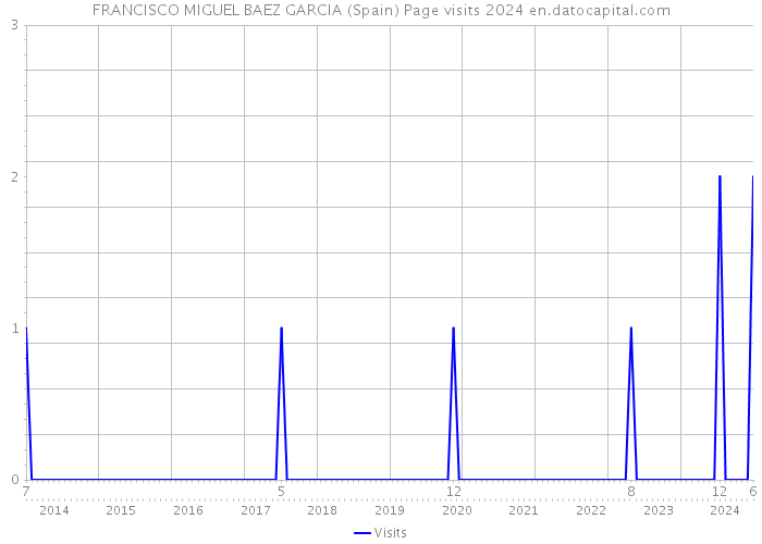 FRANCISCO MIGUEL BAEZ GARCIA (Spain) Page visits 2024 