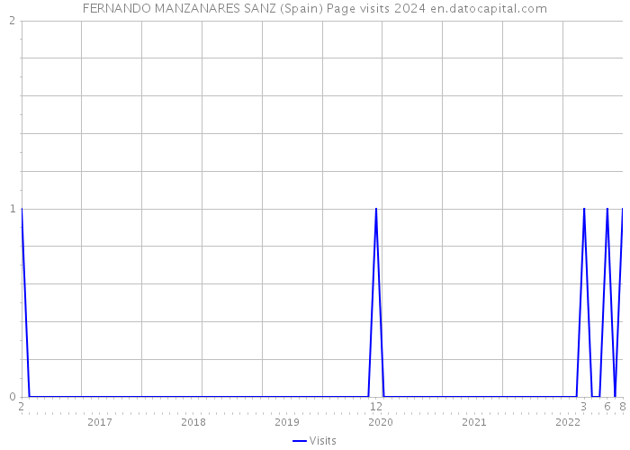 FERNANDO MANZANARES SANZ (Spain) Page visits 2024 