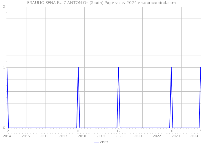 BRAULIO SENA RUIZ ANTONIO- (Spain) Page visits 2024 