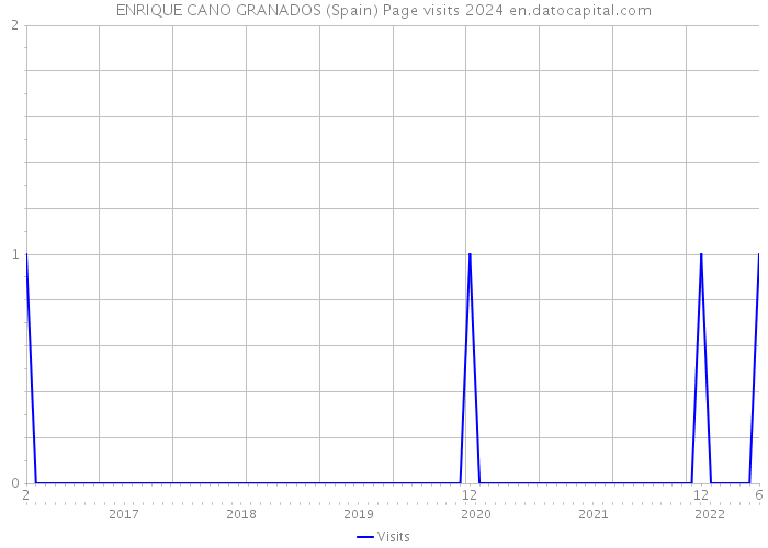 ENRIQUE CANO GRANADOS (Spain) Page visits 2024 
