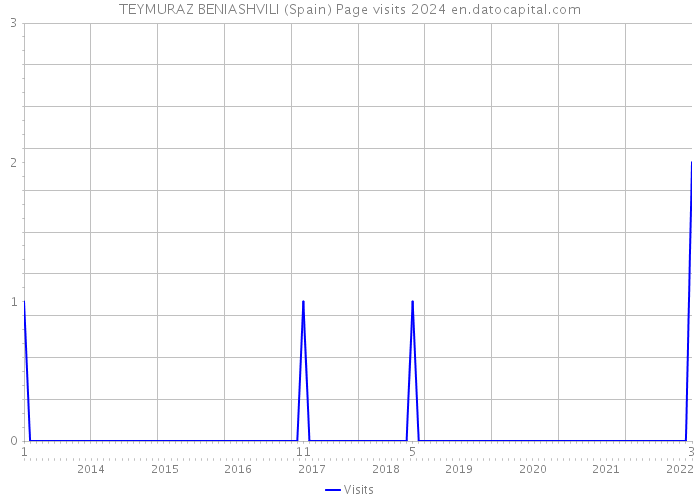 TEYMURAZ BENIASHVILI (Spain) Page visits 2024 