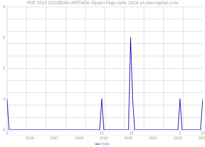 RGP 2014 SOCIEDAD LIMITADA (Spain) Page visits 2024 