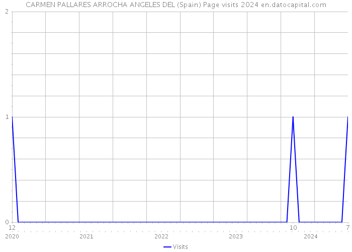 CARMEN PALLARES ARROCHA ANGELES DEL (Spain) Page visits 2024 