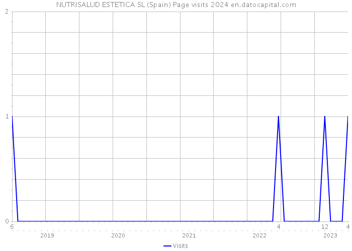 NUTRISALUD ESTETICA SL (Spain) Page visits 2024 