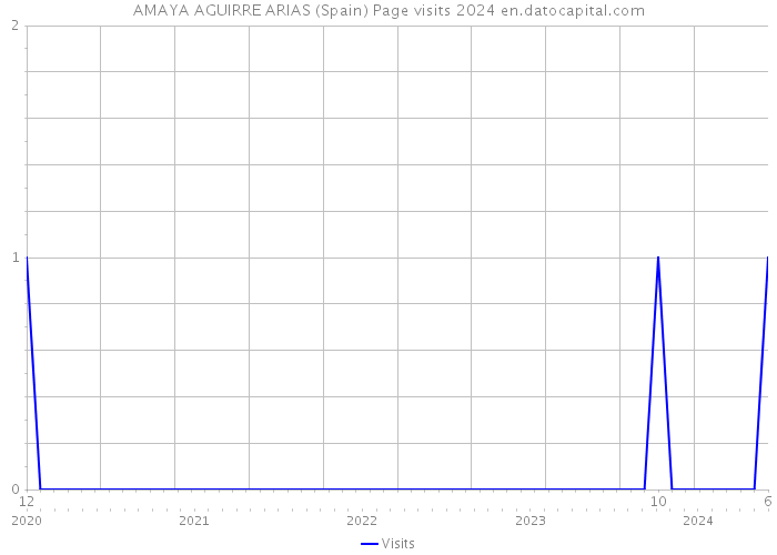 AMAYA AGUIRRE ARIAS (Spain) Page visits 2024 