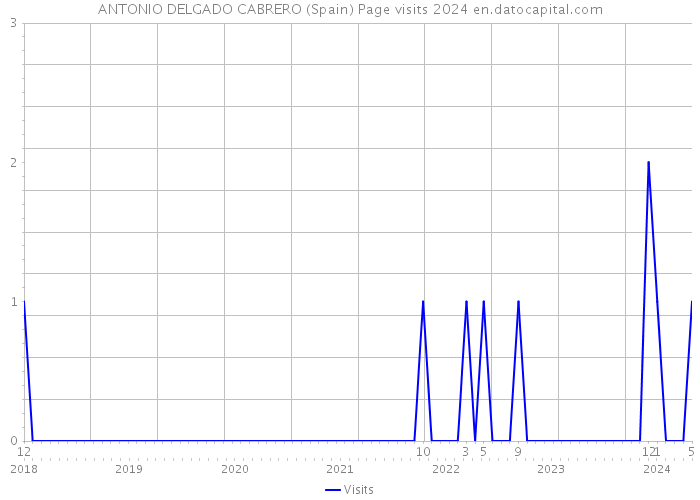 ANTONIO DELGADO CABRERO (Spain) Page visits 2024 