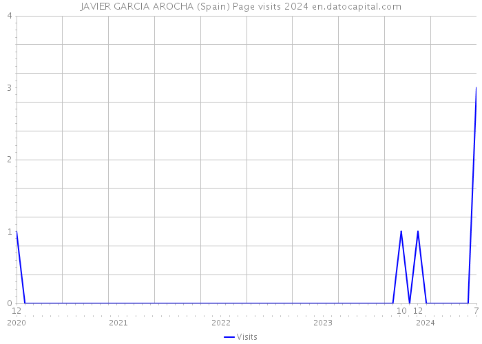 JAVIER GARCIA AROCHA (Spain) Page visits 2024 