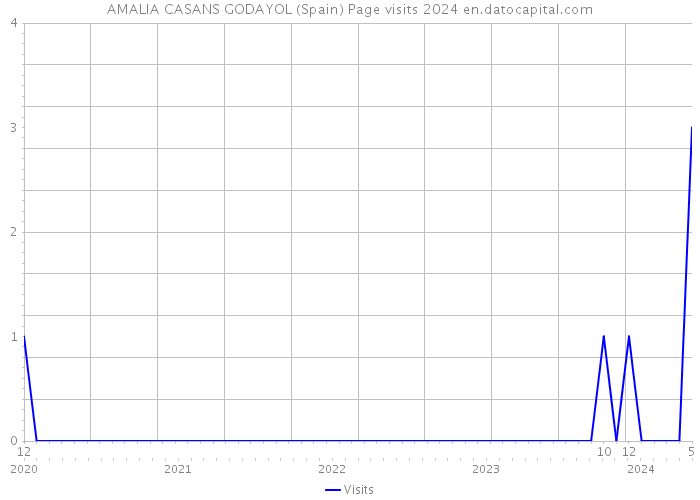 AMALIA CASANS GODAYOL (Spain) Page visits 2024 