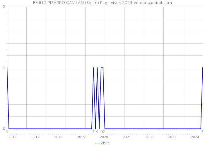 EMILIO PIZARRO GAVILAN (Spain) Page visits 2024 
