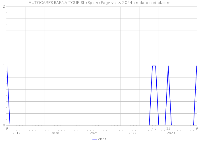AUTOCARES BARNA TOUR SL (Spain) Page visits 2024 