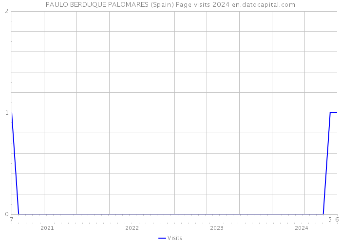 PAULO BERDUQUE PALOMARES (Spain) Page visits 2024 