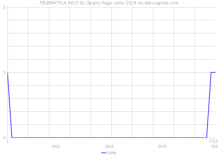 TELEMATICA INCO SL (Spain) Page visits 2024 