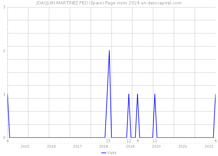 JOAQUIN MARTINEZ FEO (Spain) Page visits 2024 