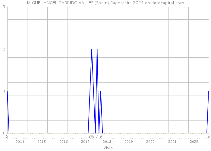 MIGUEL ANGEL GARRIDO VALLES (Spain) Page visits 2024 