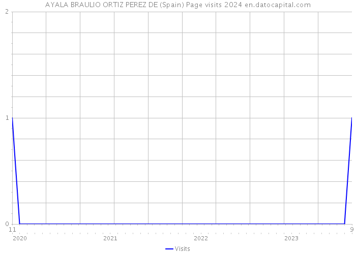 AYALA BRAULIO ORTIZ PEREZ DE (Spain) Page visits 2024 