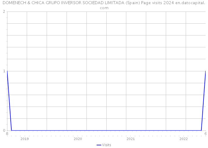 DOMENECH & CHICA GRUPO INVERSOR SOCIEDAD LIMITADA (Spain) Page visits 2024 